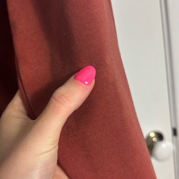 Offline by Aerie Women's Cropped Hoodie Sweatshirt Terracotta Brown Size Small - Picture 5 of 9